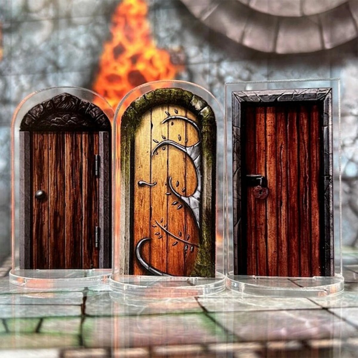 Puertas de caja grande o mazmorra