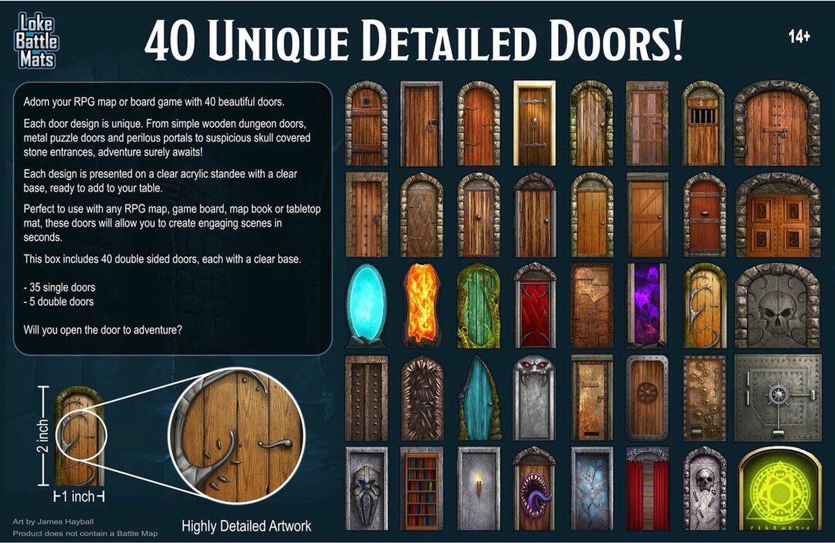 Puertas de caja grande o mazmorra