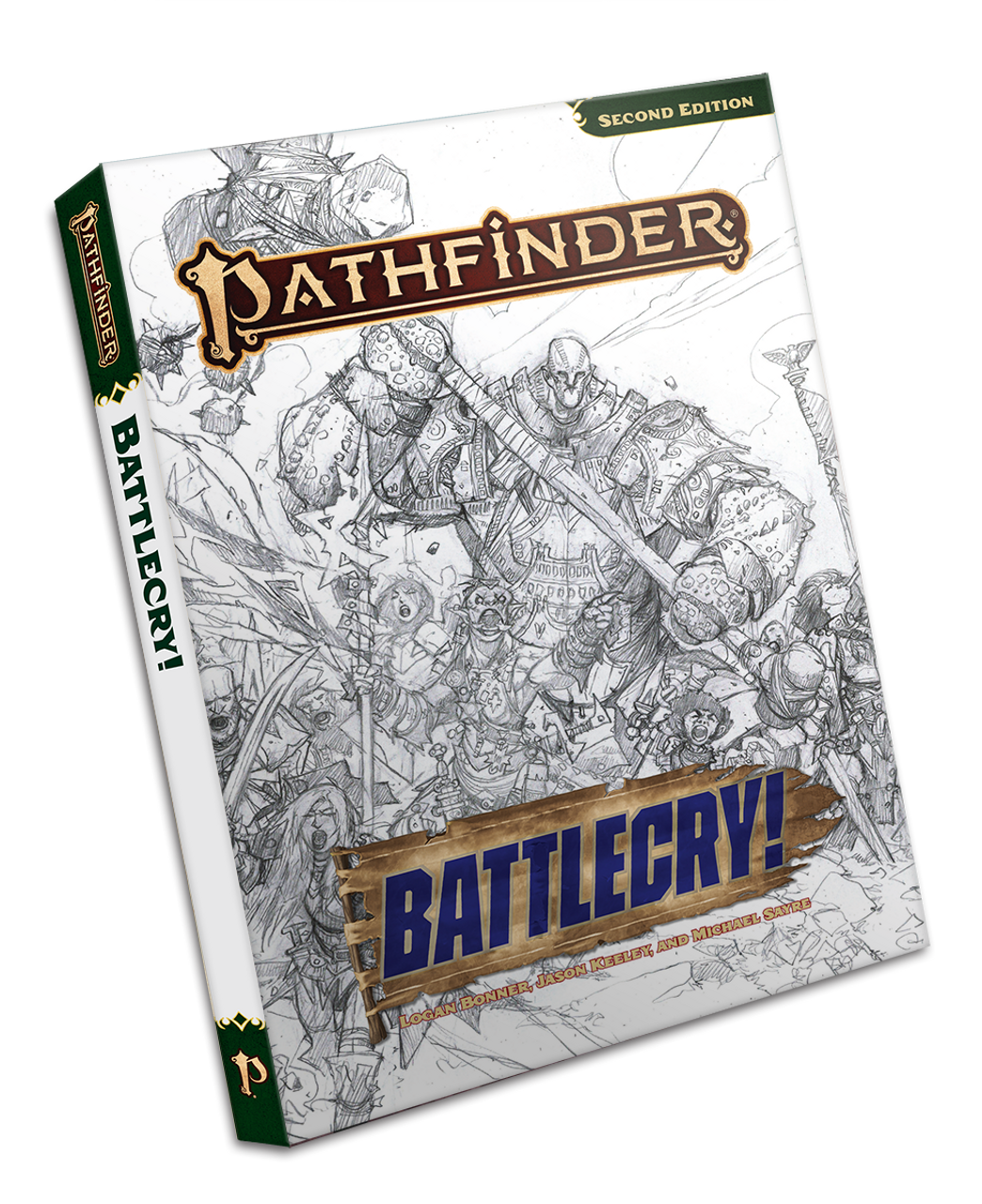 Portada del boceto de Pathfinder Battlecry!