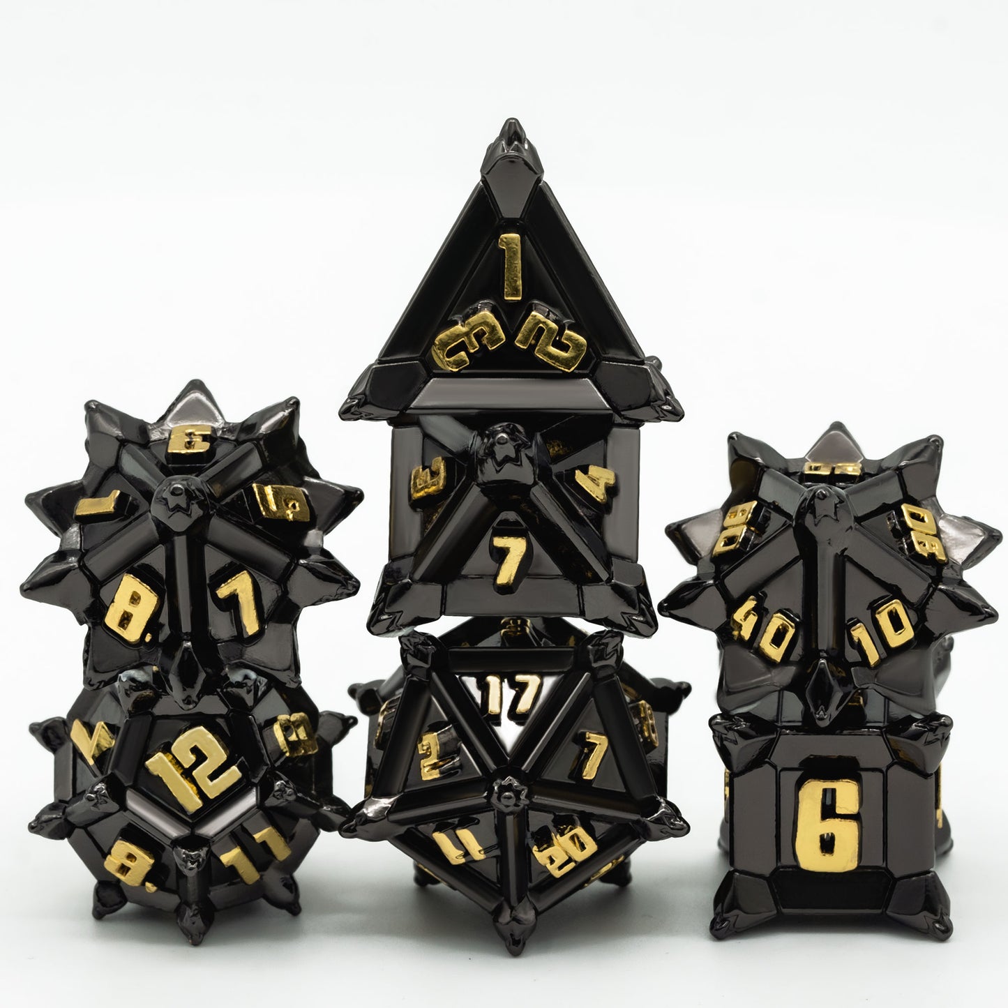 Pinwheel Metalen Dobbelstenen Set