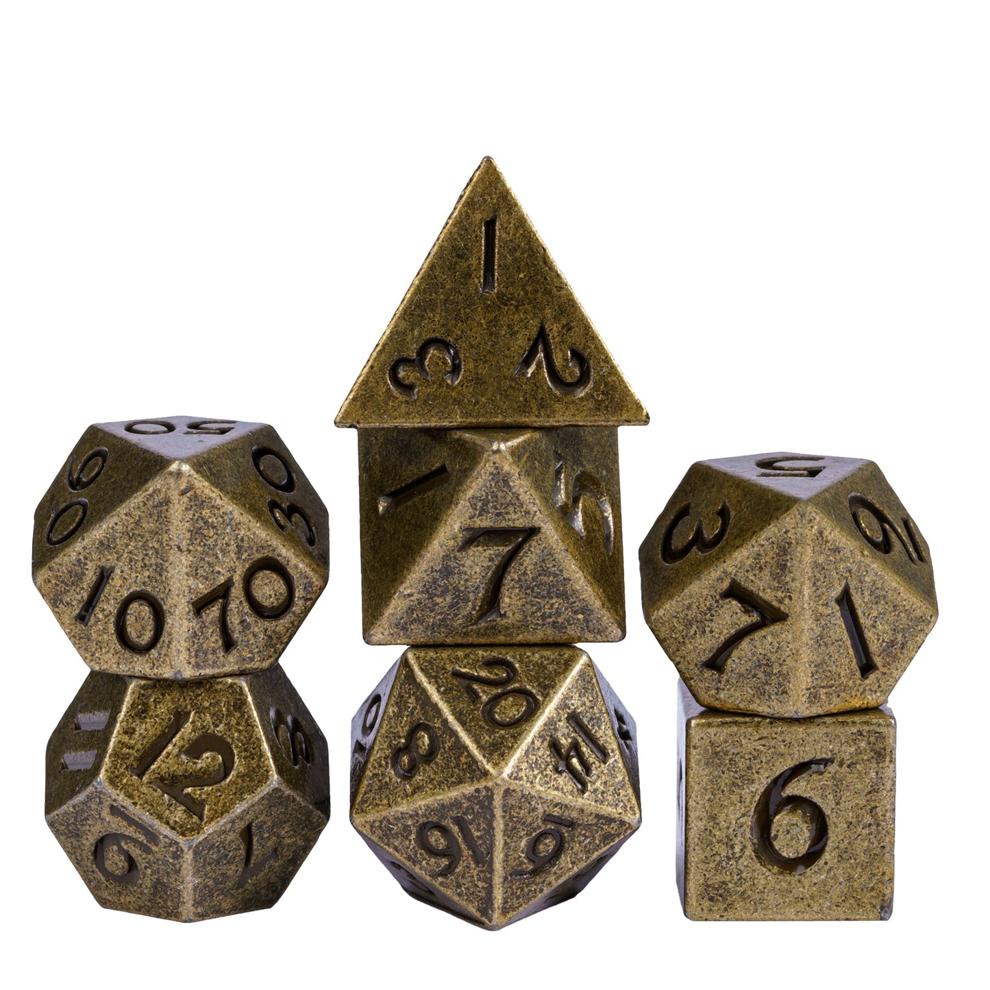 Mini Metalen Dobbelstenen Set