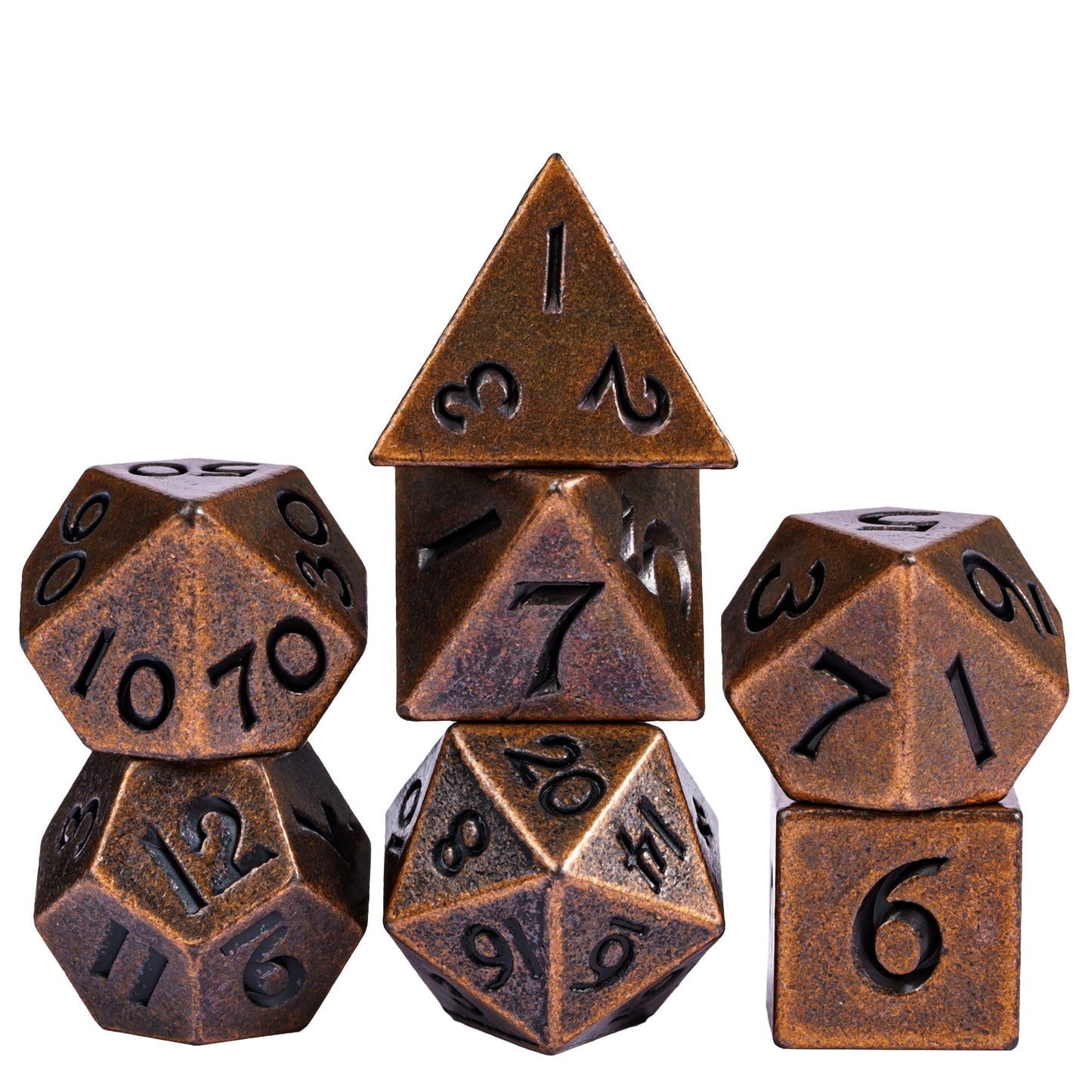 Mini Metalen Dobbelstenen Set