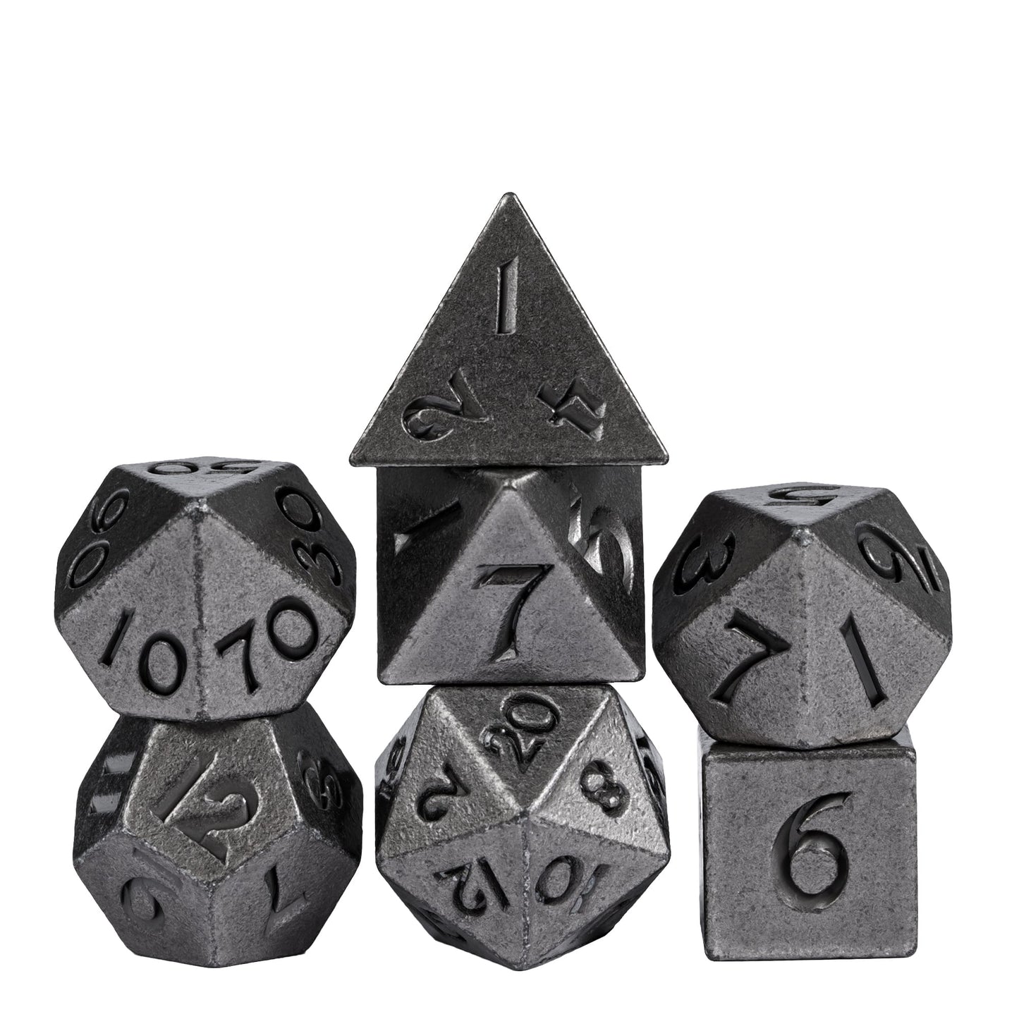 Mini Metalen Dobbelstenen Set