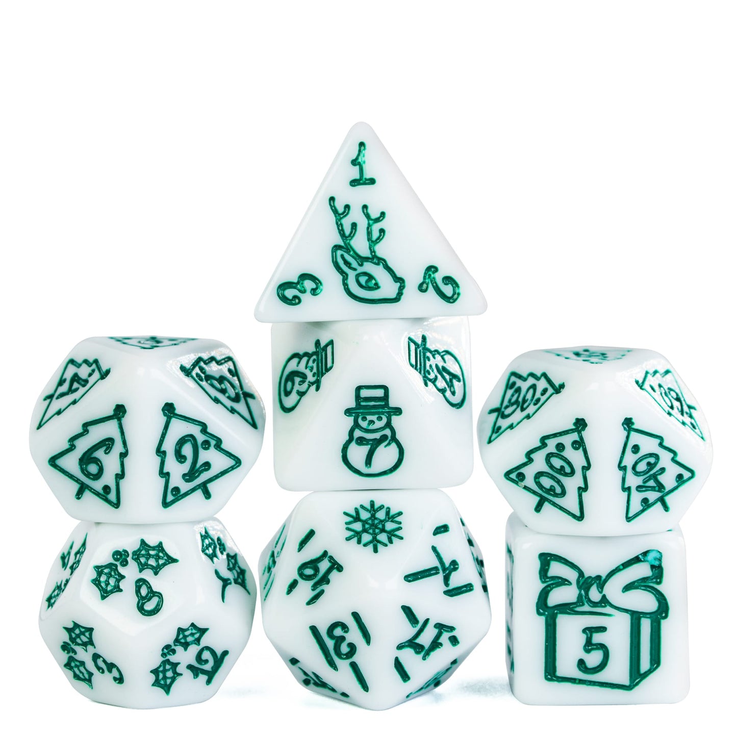Kerstmis Dobbelstenen Set