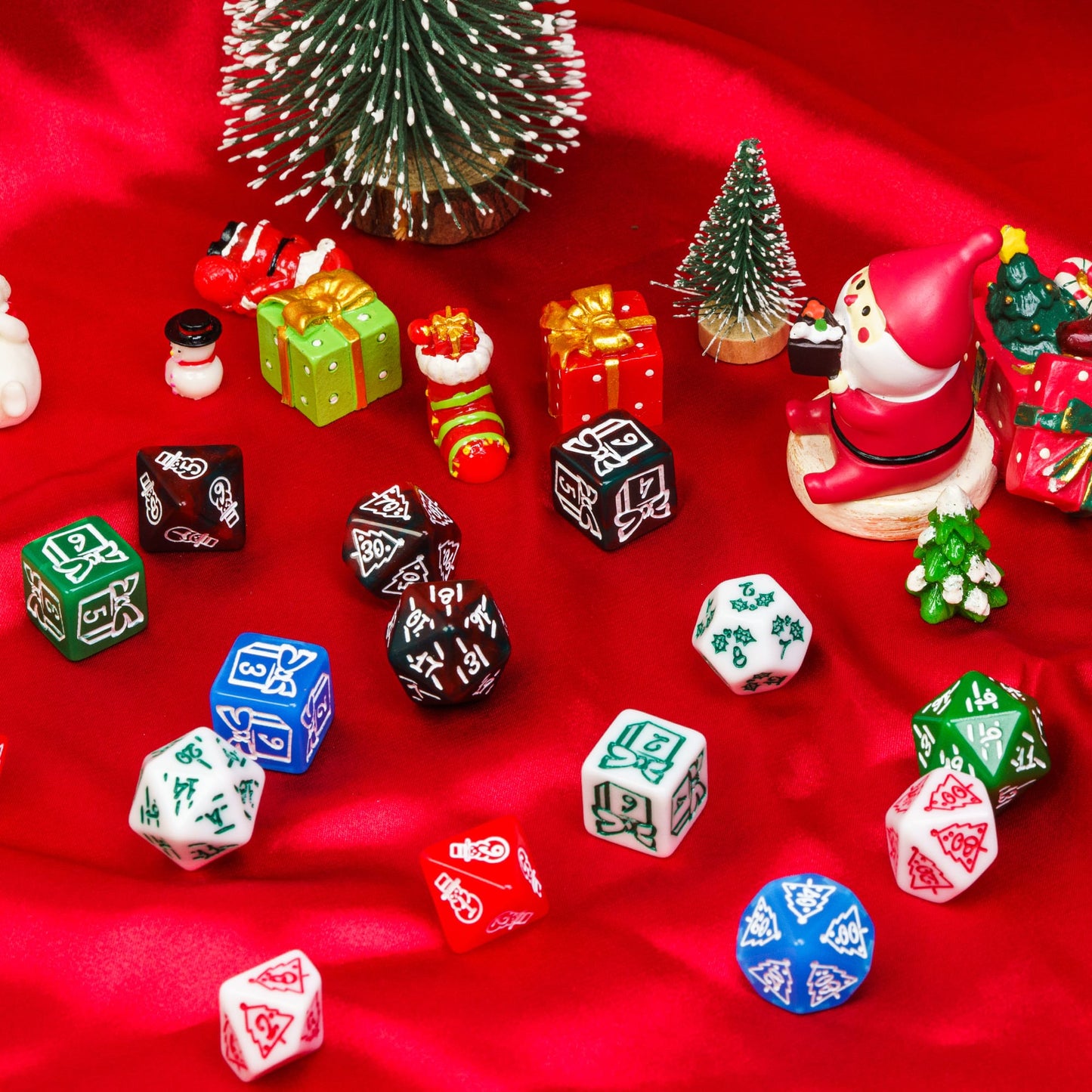 Kerstmis Dobbelstenen Set