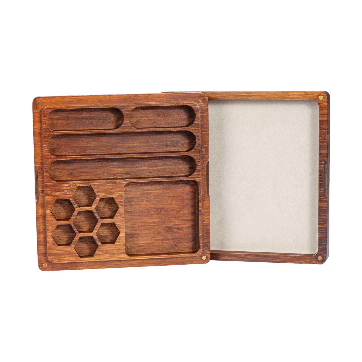 Bandeja de dados de madera