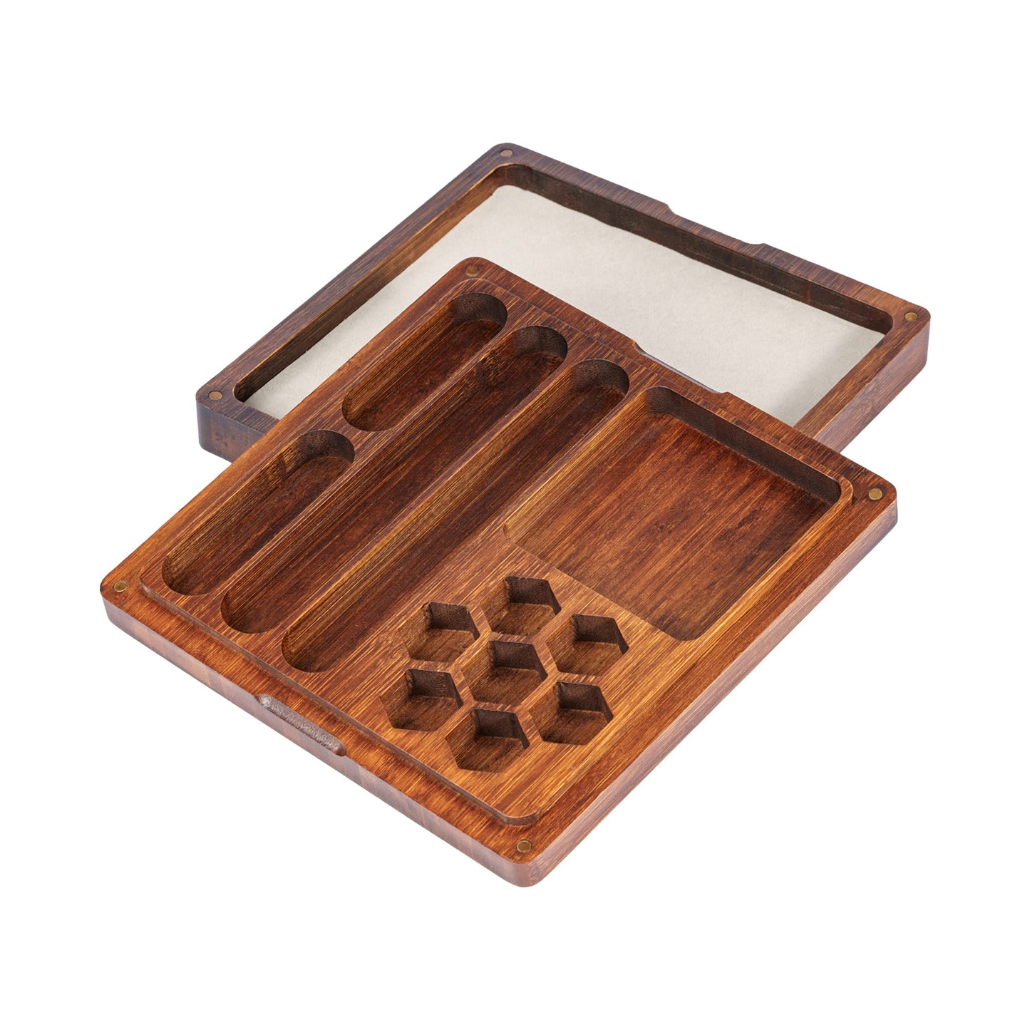 Bandeja de dados de madera