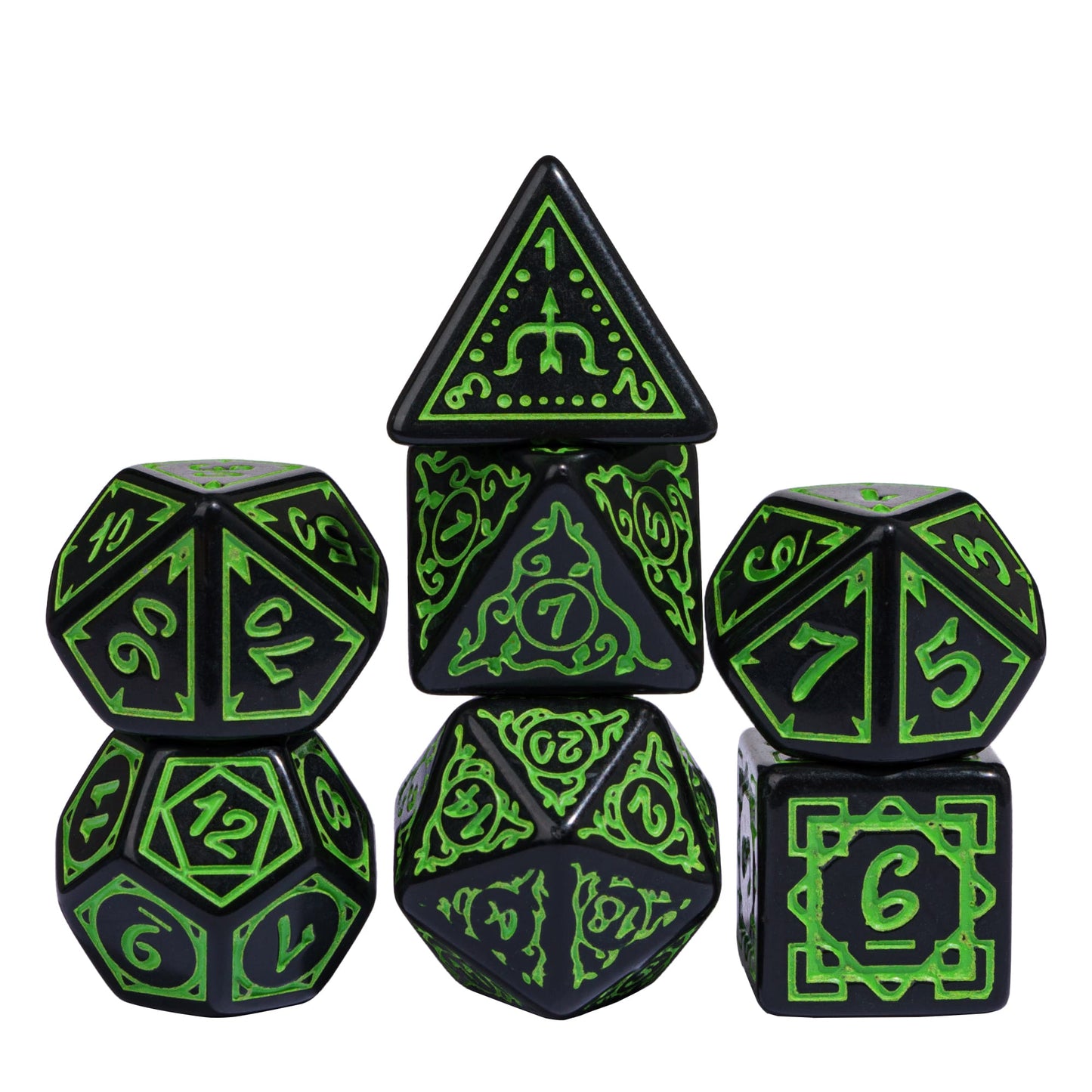 Druid Patroon Dobbelstenen Set