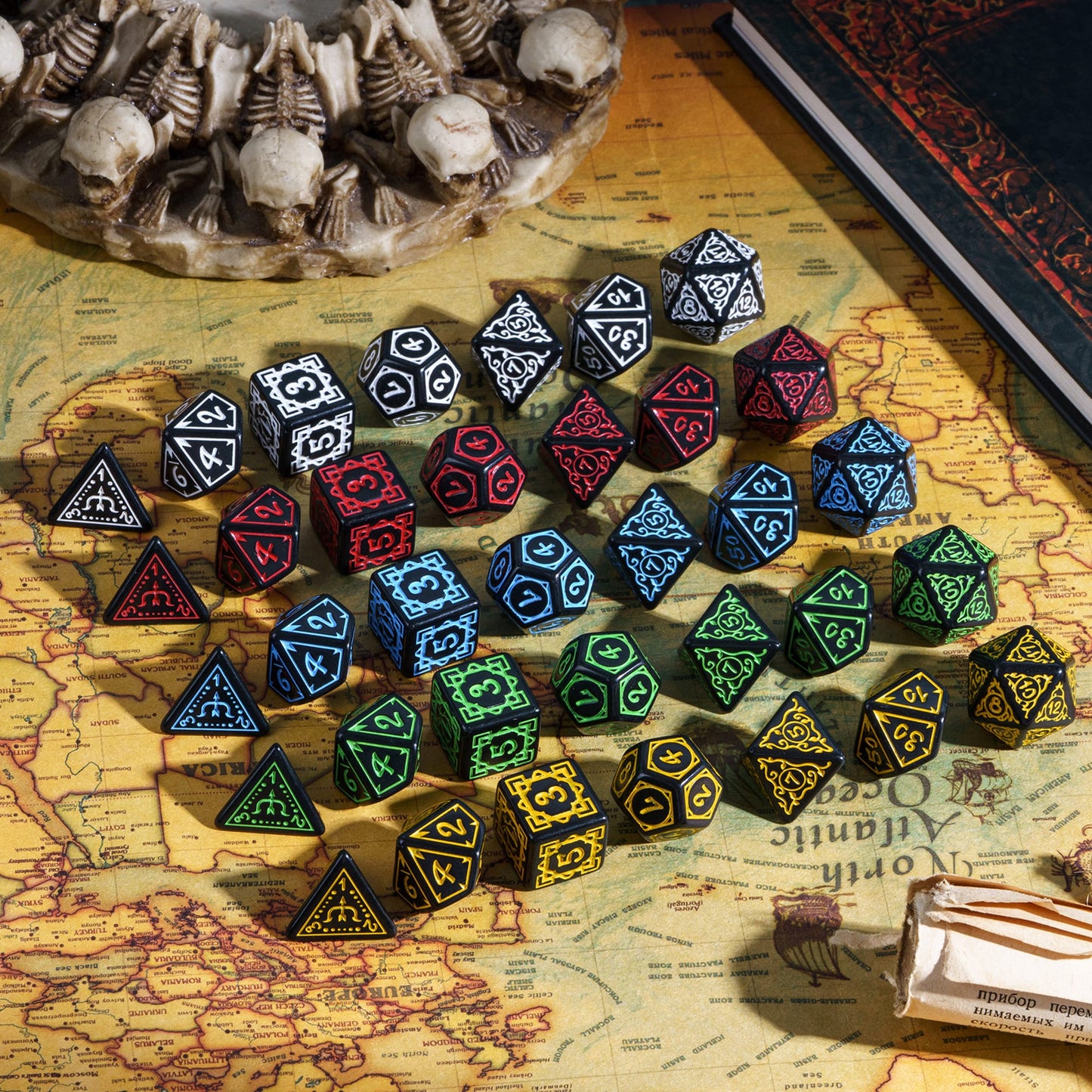 Druid Patroon Dobbelstenen Set
