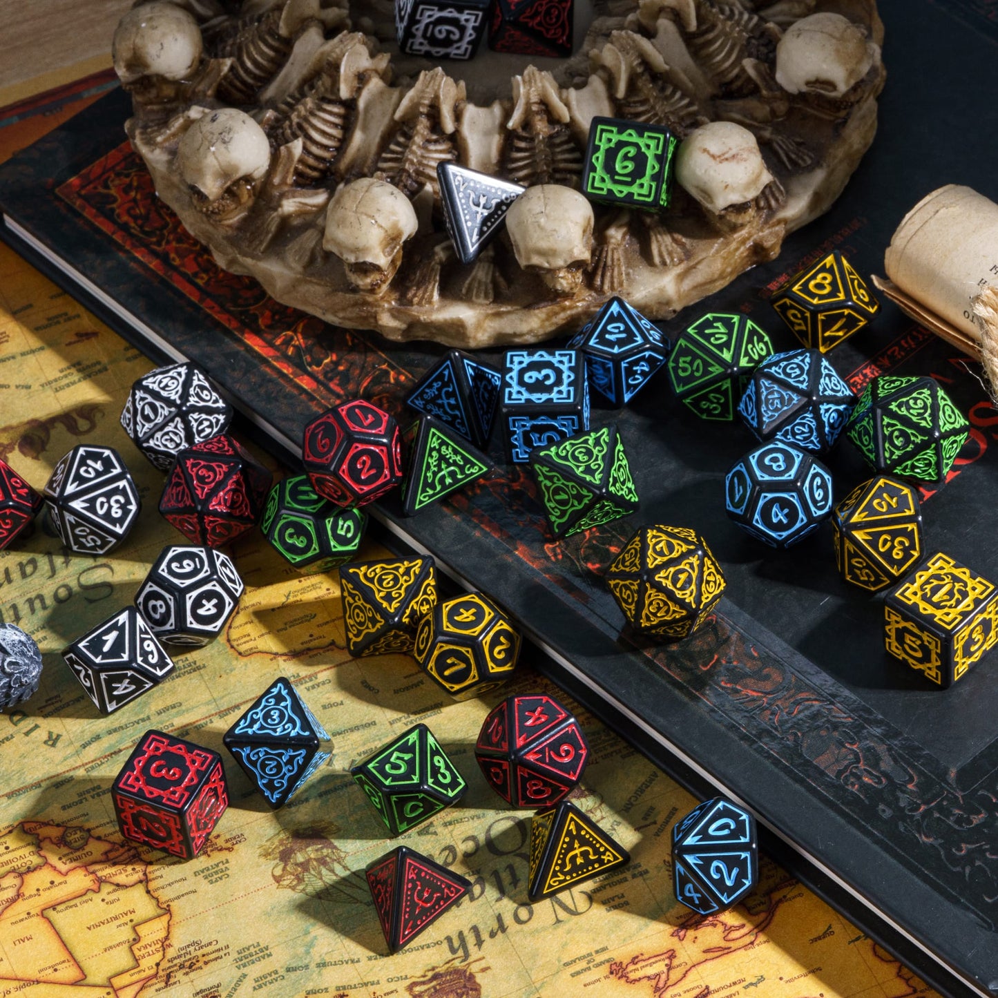 Druid Patroon Dobbelstenen Set