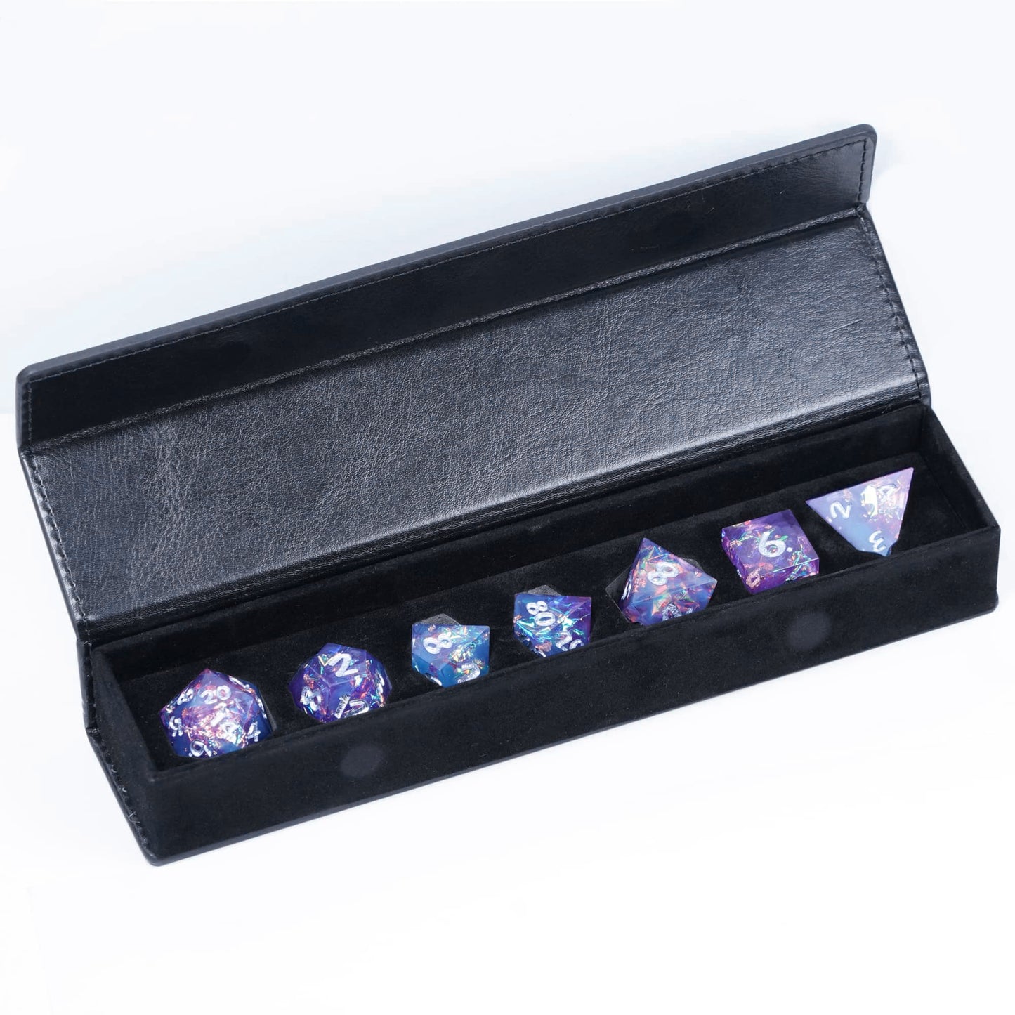 Glitter Papier Handgemaakte Dobbelstenen Set