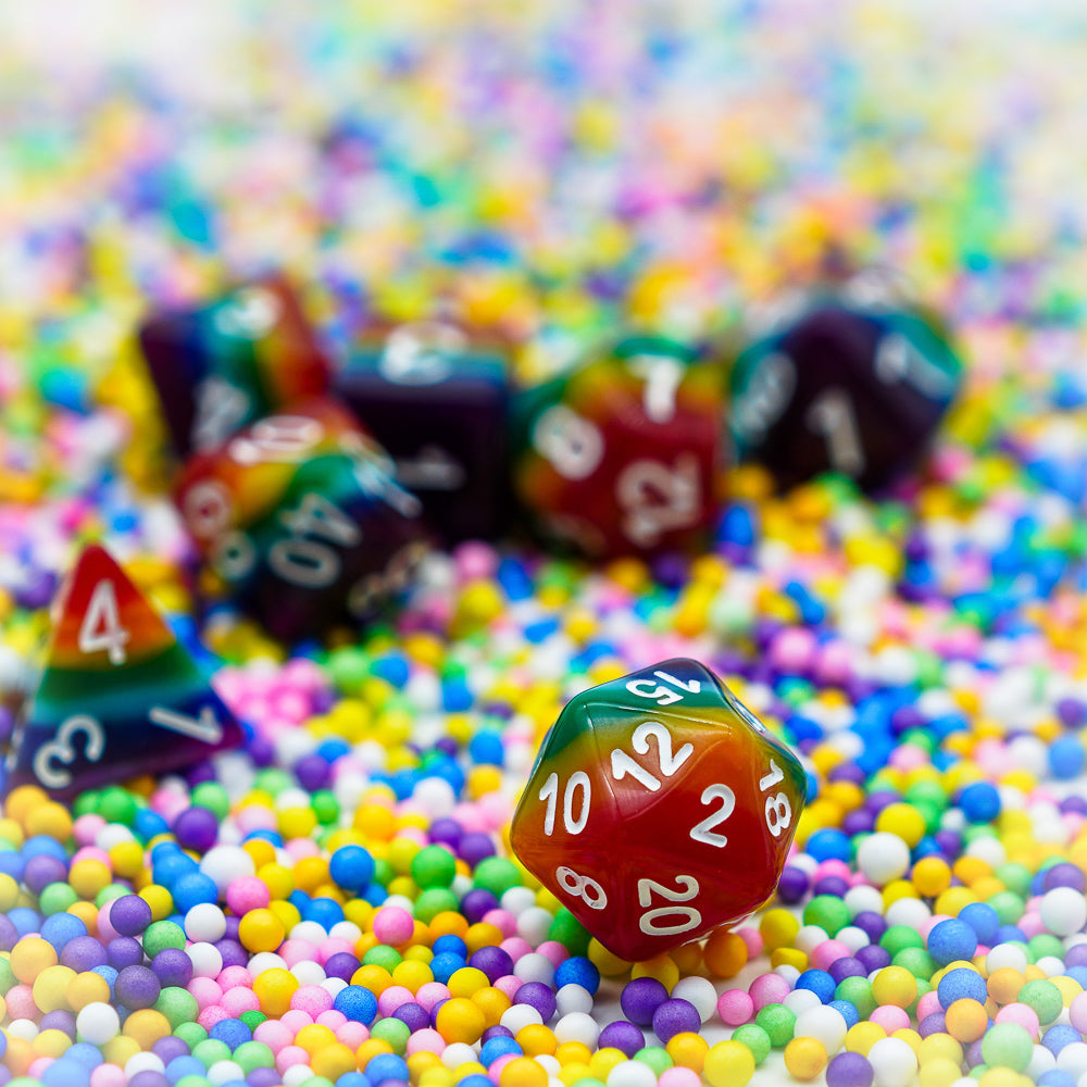 Rainbow Dice Set