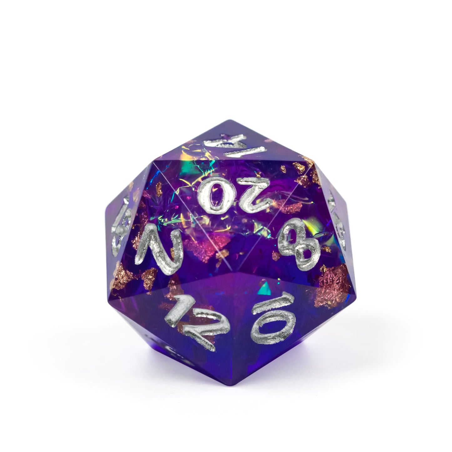 Glitter Papier Handgemaakte Dobbelstenen Set