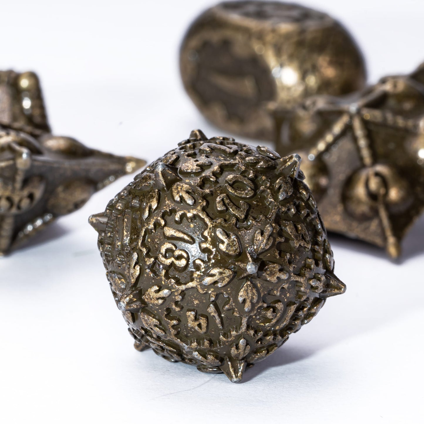 Dragon Egg Unique Metal Dice Set