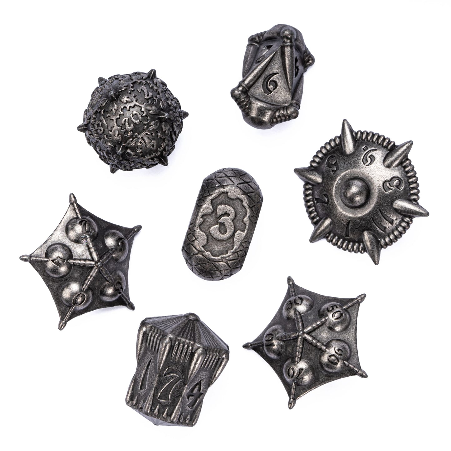 Dragon Egg Unique Metal Dice Set