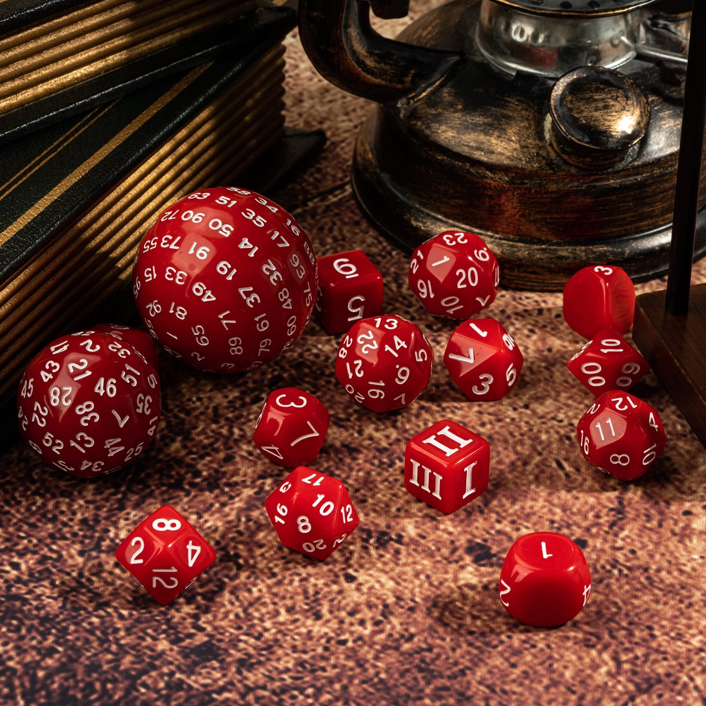 15 Piece Colored Dice Set