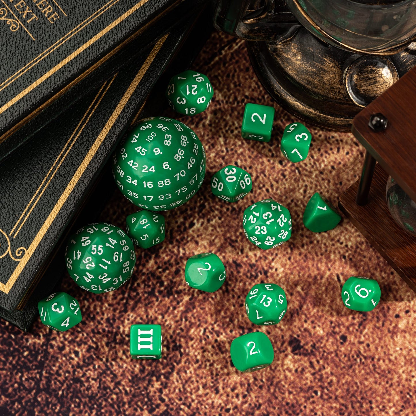 15 Piece Colored Dice Set