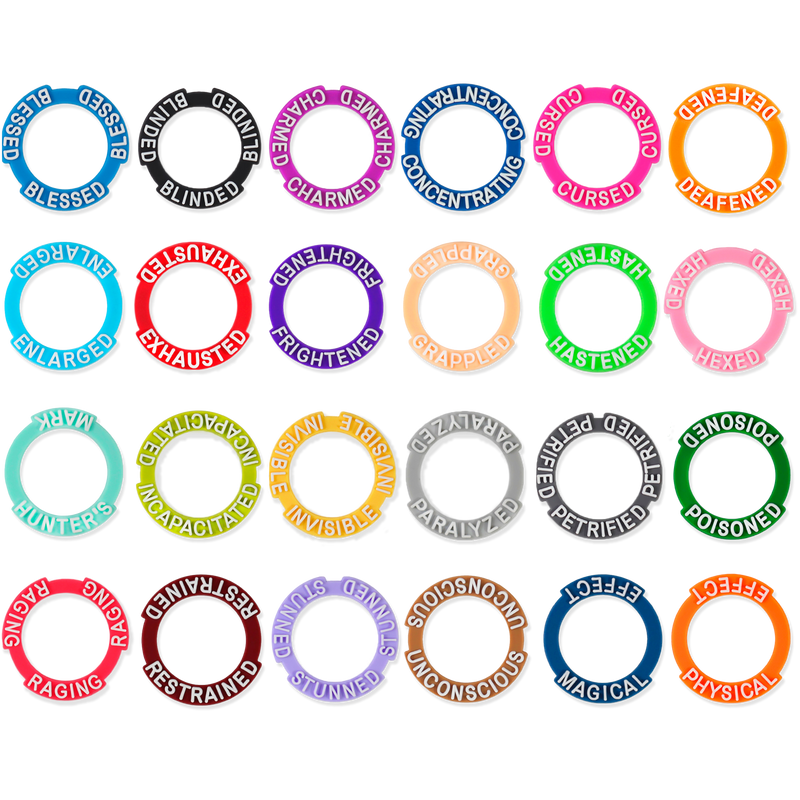 Anillos de condición RPG
