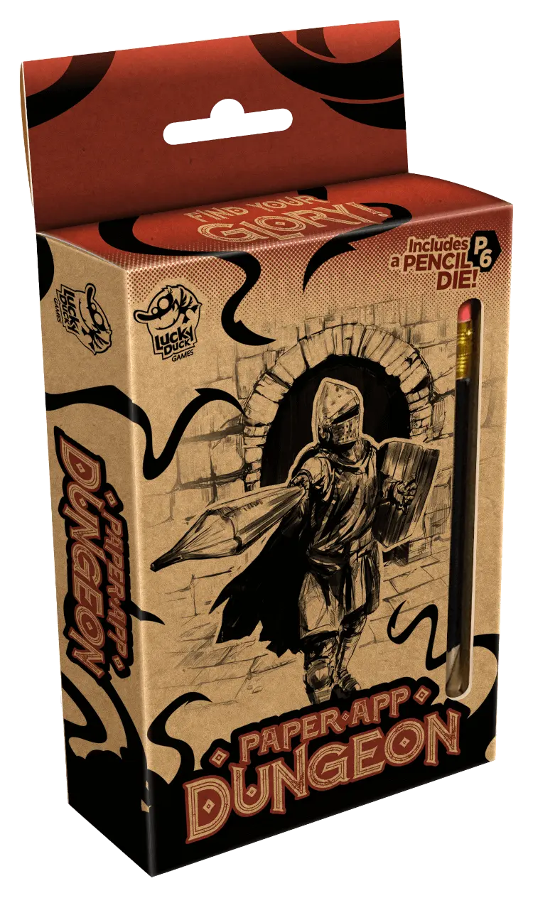 Mazmorra de la aplicación de papel