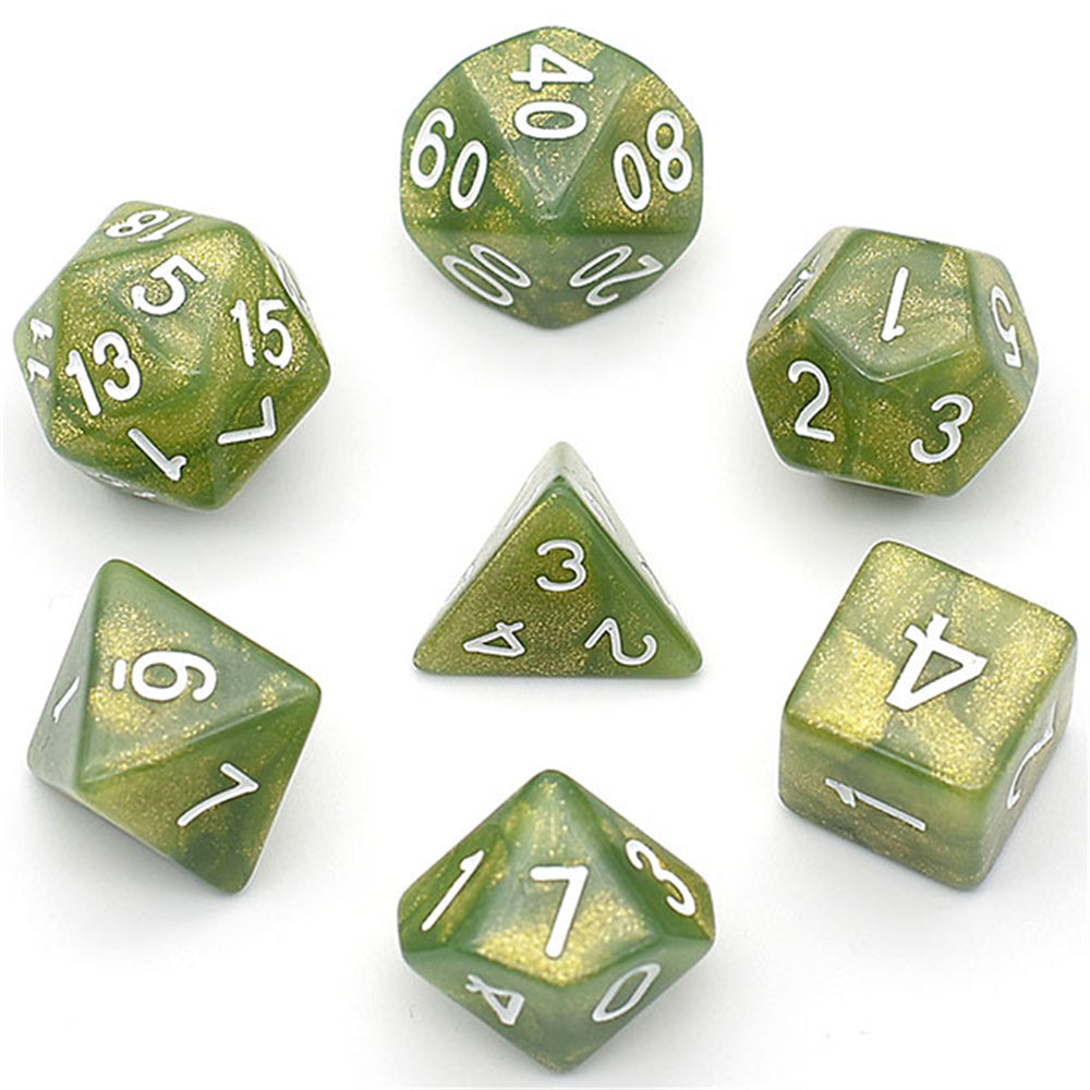 Glitter Dobbelstenen Set