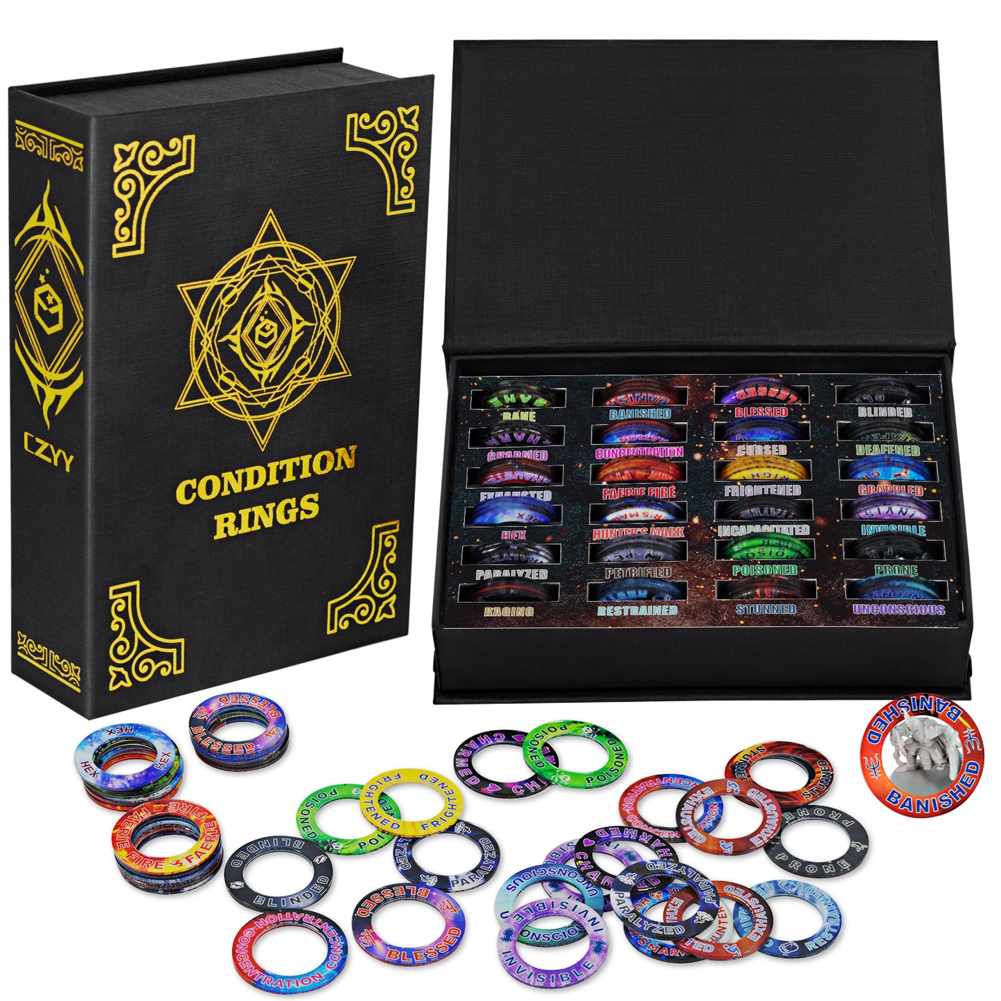 Magic Book of Condition Rings