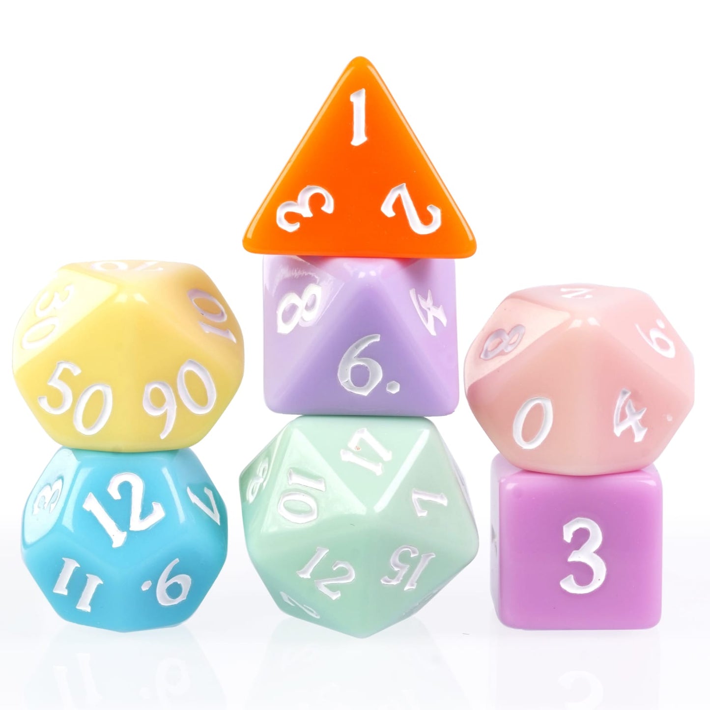 Pastel Dice Set