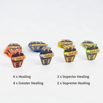 Set Van 15 Rpg Healing Potion Tokens Acryl