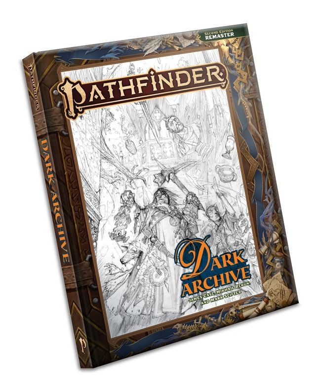 Pathfinder RPG Dark Archive (Remastered) Sketch Cover