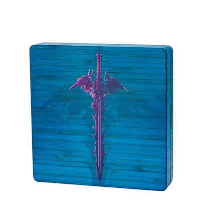 Wooden Dice Tray Blue