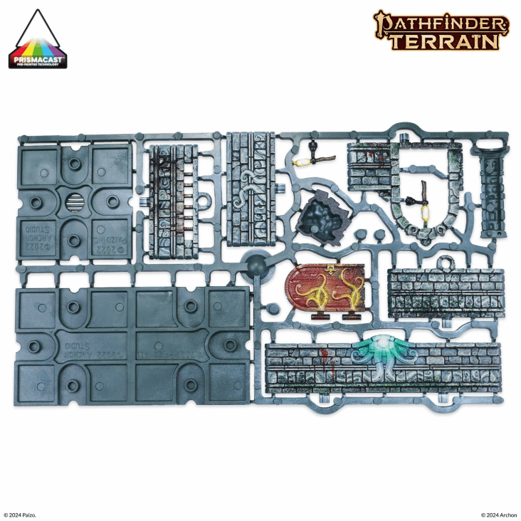 TERRENO PATHFINDER: BÓVEDAS DE ABOMINACIÓN Prepintado