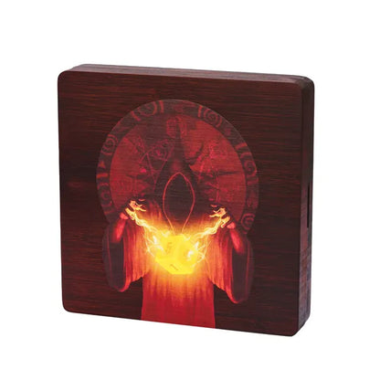 Wooden Dice Tray Red