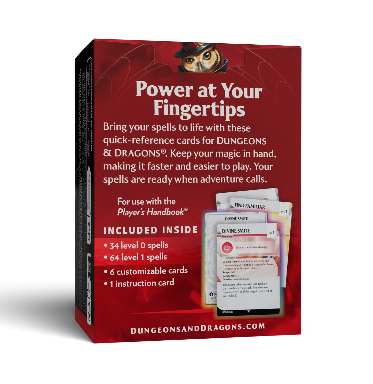 Dungeons & Dragons - Trove Reference Cards - Spells: Levels 0-1