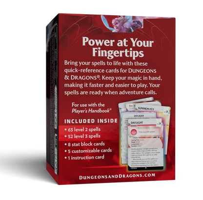 Dungeons & Dragons - Trove Reference Cards - Spells: Levels 2-3