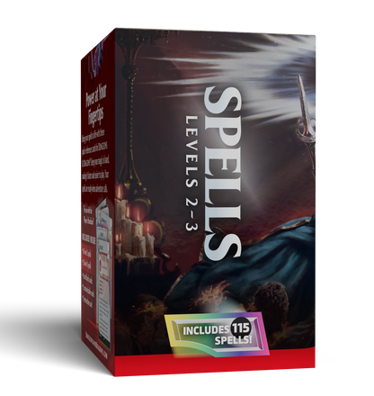 Dungeons & Dragons - Trove Reference Cards - Spells: Levels 2-3