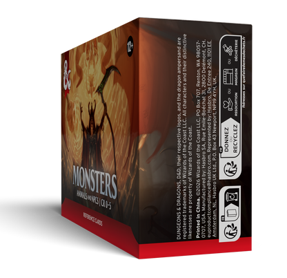 Dungeons & Dragons - Trove Reference Cards - Monsters: Animals and NPCs