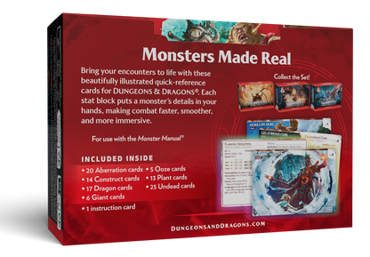 Dungeons & Dragons - Trove Reference Cards - Monsters: Fearsome and Ferocious
