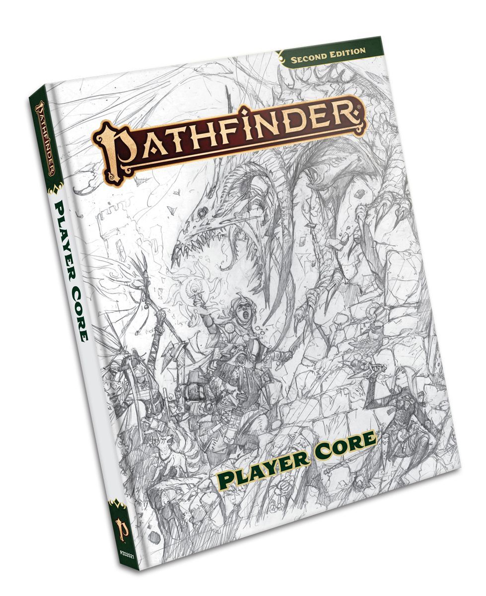 Pathfinder RPG Player Core Sketch Cover