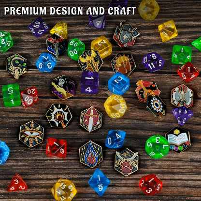 Dungeons and Dragons Character Class Pins